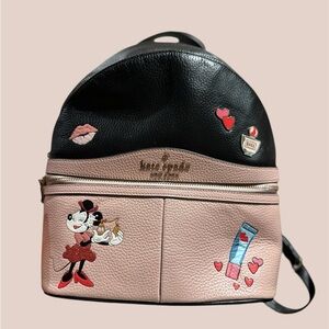 Kate Spade Black and Pink Minnie Backpack